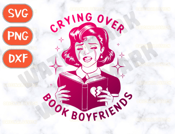 Download Crying over Book Boyfriends Svg - Boyfriends Collection