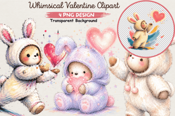 Download Whimsical Valentine Clipart PNG,love PNG - Love png Collection