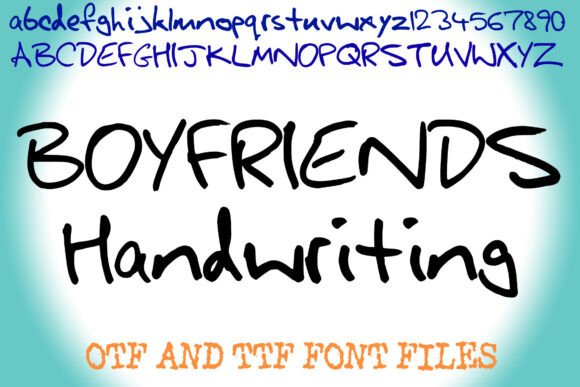 Download Boyfriends Handwriting - Boyfriends Collection